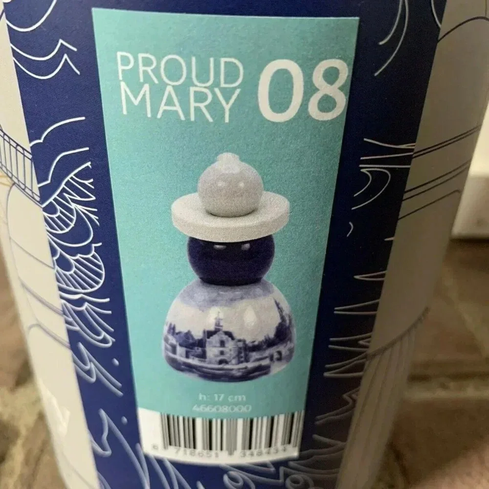 NEW Royal Delft Proud Mary 08 Queen of Scott Collectible - View of Delft